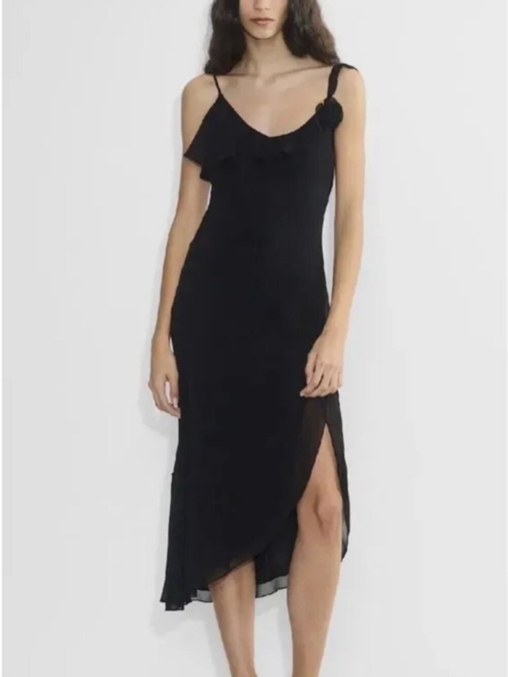 Aritzia Wilfred Dress in NAVY BLUE (Size M)